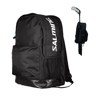 Salming Backpack with stick holder Black