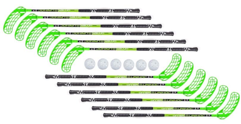 Unihoc Winner 35 SR black/green 12+6loptičiek