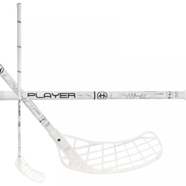 Unihoc Player 26 X-Long white/silver