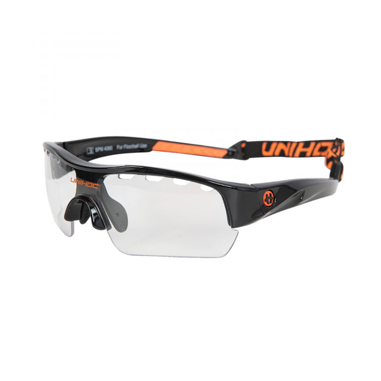 Unihoc okuliare Victory Junior Eyewear Black/Neon Orange