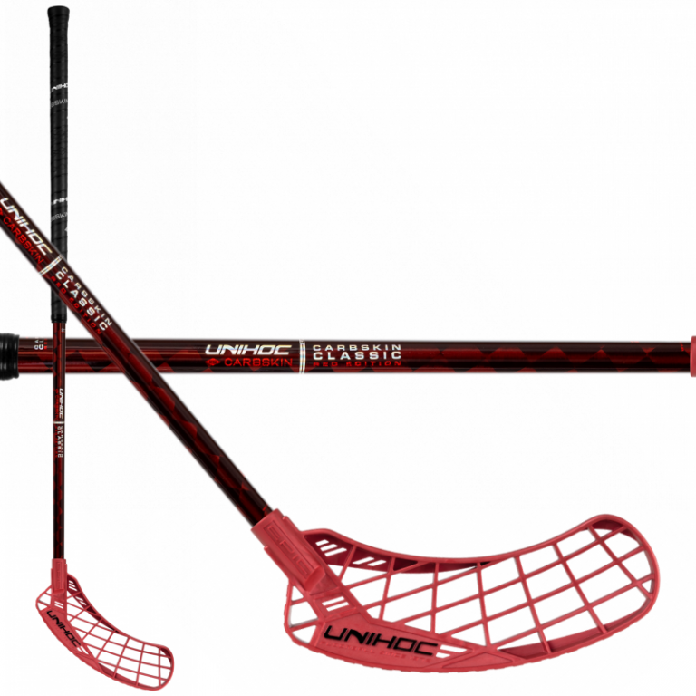 Unihoc Epic Carbskin Feather Light 29 Oval Radiant Red