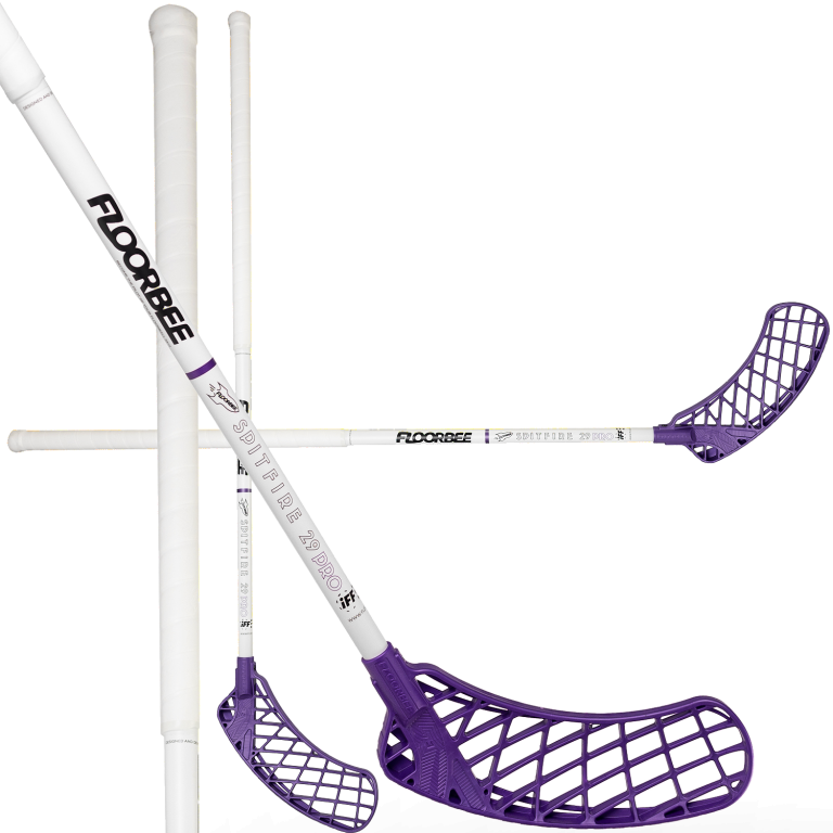 Floorbee SpitFire 29 Carbon PRO light white/purple