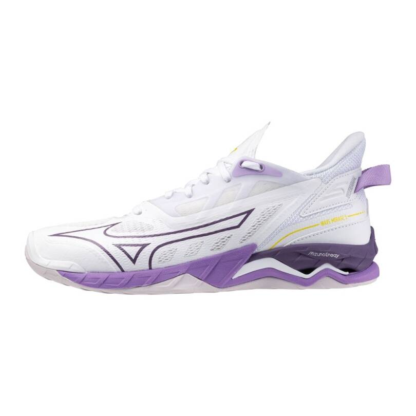 Mizuno Wave Mirage 5 / White/Patrician Purple/Quince