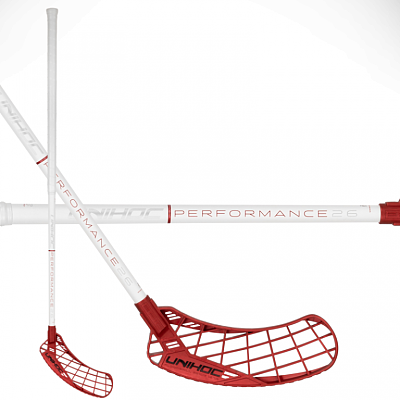 Unihoc Epic Performance FL 26 white/red Oval