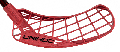 Unihoc Epic Carbskin Feather Light 29 Oval Radiant Red