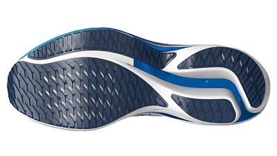 Mizuno Wave Rider 28 / White/Estate Blue/Mugen Blue