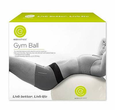 Gymnastická lopta Ecowellness Ball 65cm