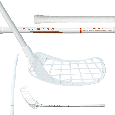 Salming Quest2 Mid Minilite 35 White/Nectarine